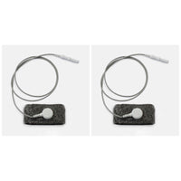 TD-432 Galvanic Skin Response finger wraps, set of 2, with cables, silver-silver chloride
